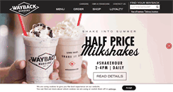 Desktop Screenshot of m.waybackburgers.com